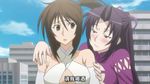  2girls blush breasts kazehana long_hair multiple_girls sekirei uzume 