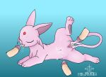  bodily_fluids clitoris cum cum_in_mouth cum_in_pussy cum_inside cum_on_body cumshot eeveelution ejaculation espeon eyes_closed felid feline female feral fur generation_2_pokemon genital_fluids genitals lying mammal nintendo open_mouth penis pink_body pink_fur pokemon pokemon_(species) pussy silavos solo spread_legs spread_pussy spreading tongue tongue_out watermark 