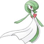  gardevoir green_hair highres looking_at_viewer no_humans official_art outstretched_arms pokemon pokemon_(creature) pokemon_(game) red_eyes spread_arms sugimori_ken sugimori_ken_(style) tachi-e transparent_background 