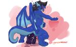  &lt;3 16:10 2020 abdominal_bulge anal anal_masturbation anal_penetration anthro black_claws black_dildo black_hair blue_body blue_horn blue_membrane blue_scales blue_wings claws dildo dildo_in_ass dildo_insertion dildo_sitting dragon finger_claws genitals hair hand_on_abdominal_bulge hand_on_stomach hi_res horn lube lube_drip lube_on_dildo lube_on_sex_toy male masturbation medial_ring membrane_(anatomy) membranous_wings motion_lines multicolored_body multicolored_scales object_in_ass open_mouth patreon penetration penis pink_penis pink_tongue raikon redishdragie scales scalie sex_toy sex_toy_in_ass sex_toy_insertion signature simple_background solo teeth toe_claws tongue tongue_out two_tone_body two_tone_scales two_tone_wings widescreen wings 