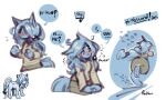  anthro beta_pokemon_(species) beta_pokemon_games blush dialogue female fleeing generation_2_pokemon legendary_pokemon nintendo panken pokemon pokemon_(species) pokemon_gold_beta shy solo speech_bubble sui_(pok&eacute;mon_gold_beta) suicune 