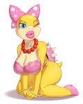  absurd_res anthro big_breasts bow_(feature) bow_ribbon breasts female hi_res koopa koopaling lips mario_bros nintendo rainven scalie smile solo video_games wendy_o._koopa 