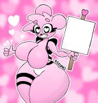  &lt;3 &lt;3_eyes animal_humanoid bear big_breasts breasts clothed clothing cuddle_team_leader epic_games female fortnite gesture hi_res humanoid looking_at_viewer mammal mammal_humanoid rexon02 sign solo thick_thighs thumbs_up ursid_humanoid video_games wide_hips 