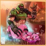  abs absurd_res ahegao anal armor barefoot bear bestiality big_butt breast_squish breasts butt clothing cuddle_team_leader doom_(series) doom_eternal doom_slayer duo epic_games feet female feral fortnite gatogenerico gloves handwear headgear helmet hi_res human id_software interspecies larger_male leg_grab looking_away looking_pleasured male male/female mammal mask motion_lines muscular muscular_male pink_body size_difference smile soldier spread_toes squish thick_thighs toes tongue tongue_out warrior wide_hips 