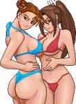  capcom chun-li king_of_fighters lowres shiranui_mai snk street_fighter warner 