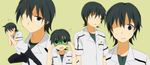  black_hair brown_eyes male male_focus morino_ryoushi ookami-san ookami-san_to_shichinin_no_nakamatachi short_hair 