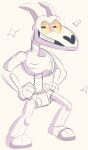  anthro barefoot bone bovid briefs briefs_only caprine clothed clothing feet goat goronic hands_on_hips hi_res male mammal open_mouth simple_background skeleton smile solo sparkles teeth_showing tighty_whities topless underwear underwear_only white_background white_briefs white_clothing white_underwear yellow_sclera 