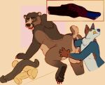  anal anal_fisting anal_penetration anthro balls bear bent_over big_balls big_dildo brown_bear canid canine canis chubby_anthro chubby_male dildo dildo_in_ass dildo_insertion domestic_dog dragon duo fisting fisting_partner forked_tongue genitals grizzly_bear hair huge_dildo humanoid_dildo husky hybrid internal internal_anal kuruk_(character) long_dildo male male/male mammal mane mane_hair nordic_sled_dog object_in_ass pawpads paws penetration raised_tail sex_toy sex_toy_in_ass sex_toy_insertion slightly_chubby spitz thehuskydragon tongue ursine 