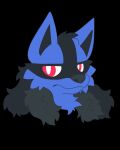  black_body black_fur black_hair blue_body blue_fur caramelmarbles facial_markings fur generation_4_pokemon grey_body grey_fur grey_hair hair head_markings hi_res icon lucario markings multicolored_body multicolored_fur multicolored_hair neck_tuft nintendo pink_eyes pokemon pokemon_(species) solo tuft two_tone_body two_tone_fur two_tone_hair 