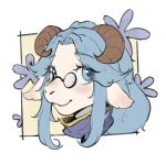  baly_(character) blush bovid caprine eyewear glasses goat mammal sexy_eyes sheep smile teacher xiaoqi 