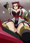  breasts huge_breasts izayoi_aki panties straw_(yokubou_hiroba) underwear upskirt yu-gi-oh! yugioh_5d&#039;s yuu-gi-ou_5d's 