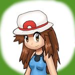  blue blue_(pokemon) brown_eyes fire firered girl green leaf leafgreen pokemon red 