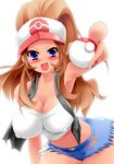  breasts cleavage cosplay erect_nipples large_breasts nintendo pokemon pokemon_(game) pokemon_black_and_white pokemon_bw touko_(pokemon) white_(pokemon) 