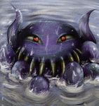  final_fantasy final_fantasy_vi octopus orthros red_eyes ultros water yoshiyanmisoko 