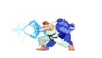  animated animated_gif barefoot capcom gif lowres ryu ryuu_(street_fighter) street_fighter 