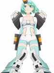  cosmic_break destruct_girl destructor_girl green_eyes green_hair mecha_musume 