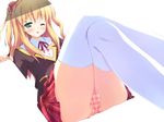  cameltoe crotch nimura_yuuji one_eye_closed open_mouth panties pantyshot pantyshot_(sitting) pink_panties plaid pleated_skirt render sitting skirt solo thighhighs transparent_background underwear upskirt white_legwear 