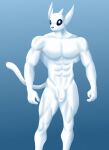  2021 abs anthro athletic athletic_anthro athletic_humanoid athletic_male black_sclera flameydragonwasp genitals glowing glowing_eyes gradient_background guardian_spirit hi_res humanoid humanoid_genitalia humanoid_hands humanoid_penis long_ears male microsoft muscular muscular_anthro muscular_male nude ori ori_(series) ori_and_the_blind_forest ori_and_the_will_of_the_wisps penis simple_background solo standing video_games white_body xbox_game_studios 