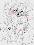  abdominal_bulge absurd_res ahegao bdsm belly blush bodily_fluids body_writing bondage bound breasts bulge condom cum cum_on_breasts dildo domestic_cat felid feline felis female filled_condom forced gangbang genital_fluids group group_sex hi_res line_art longte33_(artist) looking_pleasured male male/female mammal neck_ring rape sex sex_toy sexual_barrier_device womb_tattoo 