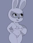  2018 animal_crossing anthro ball beach_ball big_breasts biped breasts camel_toe cleavage clothed clothing digital_drawing_(artwork) digital_media_(artwork) eyelashes female greyscale hand_on_hip hi_res inflatable lagomorph leporid lipstick looking_up makeup mammal mask mira_(animal_crossing) monochrome navel nintendo portrait rabbit sirredbenjamin solo thick_thighs three-quarter_portrait wide_hips 