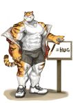  anthro clothed clothing felid fur hi_res male mammal pantherine scar solo striped_body striped_fur stripes tiger traver009 vein veiny_muscles 