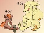  2022 3_toes ambiguous_gender canid canine digital_media_(artwork) duo erection feet feral fluffy fluffy_tail foot_fetish foot_play footjob fur generation_1_pokemon genitals hi_res looking_at_genitalia looking_at_penis male mammal multi_tail ninetales nintendo paws penis pokemon pokemon_(species) secretsableye sex simple_background sitting smile solejob text toes two-footed_footjob vulpix 