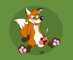  absurd_res blep bodily_fluids canid canine cum doodledoggy eyewear fox genital_fluids glasses hi_res male mammal masturbation pawpads paws tongue tongue_out toony 