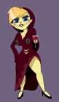  4:7 activision alcohol anthro beverage bianca_(spyro) big_breasts black_lipstick blue_eyes breasts cleavage clothed clothing container cup curvy_figure domestic_rabbit dominant dominant_female drinking_glass evil_grin facial_markings female footwear glass glass_container glass_cup head_markings hi_res high_heels lagomorph leporid lipstick looking_at_viewer makeup mammal markings navel_cutout oryctolagus rabbit robe shaded simple_background simple_shading sketch smile smirk solo spyro_the_dragon standocat thick_thighs voluptuous wine wine_glass 