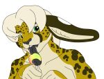  bust_portrait candy dessert felid food hybrid jagrabbit jaguar lagomorph leopard_spots leporid lollipop mammal pantherine portrait rabbit spots tongue 