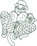  2023 4_fingers anthro areola bent_legs big_areola big_breasts big_nipples biped bird&#039;s-eye_view breast_squish breasts cartoon_network clothing curved_eyebrows daniel_senicourt digital_media_(artwork) domestic_cat duo dutch_angle ears_through_headwear elderly_anthro elderly_female elderly_male eyebrows eyelashes face_squish feet felid feline felis female female_on_top fingers fishnet fishnet_legwear footwear genitals hat headgear headwear hi_res high-angle_view high_heels holidays huge_breasts humanoid_hands husband husband_and_wife larger_female legwear looking_at_another looking_at_breasts looking_at_partner looking_down lying male male/female male_on_bottom mammal markings married_couple mary_senicourt mature_anthro mature_female mature_male monochrome mouth_closed narrowed_eyes new_year nipples on_back on_bottom on_top prick_ears pussy redout resting_bitch_face size_difference smaller_male spread_legs spreading squish the_amazing_world_of_gumball thick_thighs top_hat whisker_markings wife 