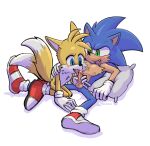  anthro balls bodily_fluids canid canine clothing cum duo eulipotyphlan fellatio footwear fox genital_fluids genitals hedgehog hi_res licking male male/male mammal miles_prower nipples oral penile penis penis_lick pillow sega sex shoes sonic_the_hedgehog sonic_the_hedgehog_(series) sonicinmind tongue tongue_out 