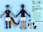  a-pose anthro bottomwear clothing dinosaur dromaeosaurid english_text jurassic_park jurassic_world male model_sheet rap_daniel reptile scalie shirt shorts smile solo t-shirt tail tengotimber text theropod topwear torn_clothing universal_studios velociraptor 