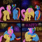  1:1 accident anatomically_correct anatomically_correct_genitalia anatomically_correct_pussy animal_genitalia animal_pussy bodily_fluids butt callichrome duo embrace equid equine equine_pussy female feral fireworks fluttershy_(mlp) friendship_is_magic genital_fluids genitals hasbro hi_res horse hug mammal my_little_pony new_year_2023 night peeing peeing_on_ground pegasus pony pussy rainbow_dash_(mlp) raised_tail scared sky spread_wings star starry_sky startled tail teats urine watersports wings 
