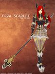  erza_scarlet fairy_tail red_hair solo 