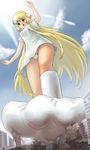  chii chobits feet giantess highres pogojo socks soles solo toes 