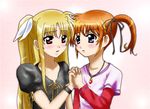  diesel-turbo fate_testarossa lyrical_nanoha mahou_shoujo_lyrical_nanoha mahou_shoujo_lyrical_nanoha_a&#039;s mahou_shoujo_lyrical_nanoha_a's takamachi_nanoha yuri 