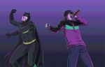  4chan animated animated_gif batman cape dancing darker_than_black drinking hei multiple_boys 