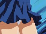  animated animated_gif ass blood gif ikkitousen kan'u_unchou kanu_unchou kick kicking long_hair lowres panties pantyshot underwear very_long_hair 