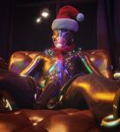  3d_(artwork) absurd_res alien alien_humanoid anal anal_penetration anthro ball_gag bdsm bodily_fluids bondage bound buttplug christmas christmas_clothing christmas_headwear christmas_light_bondage christmas_lights clothing digital_media_(artwork) electricity electrostimulation erection gag gagged genital_fluids genitals hat headgear headwear hi_res hitachi_magic_wand holidays hooded humanoid latex_hood male mammal masturbation not_furry nude object_in_ass penetration penile penile_masturbation penis plug_(sex_toy) precum ralic_turman rubber rubber_clothing rubber_suit santa_hat sectoid sex_toy sex_toy_in_ass sex_toy_insertion solo submissive vibrator vibrator_on_penis wand_vibrator x-com 