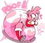  &lt;3 &lt;3_eyes amy_rose anthro big_diaper clean_diaper diaper eulipotyphlan female heart_diaper heart_reaction hedgehog hi_res mammal onomatopoeia rosycozy sega solo sonic_the_hedgehog_(series) sound_effects text 