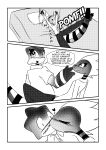  &lt;3 absurd_res anthro apartment bed blush blush_ros&eacute;_(taboo_tails) ceratopsian clothing comic compsognathid compsognathus dialogue dinosaur duo english_text feathered_dinosaur feathers furniture hi_res kissing male male/male monochrome ornithischian patrick_&quot;patty&quot;_protoceratops_(taboo_tails) pillow protoceratops reptile scalie screentone taboo_tails_(copyright) text theropod white_crest_(artist) 