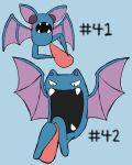  2022 ambiguous_gender blush feral foot_fetish foot_play footjob generation_1_pokemon genitals golbat hi_res male membrane_(anatomy) membranous_wings nintendo open_mouth penis pokemon pokemon_(species) secretsableye sex simple_background text wings zubat 