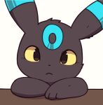  2023 ambiguous_gender digital_media_(artwork) eeveelution feral fur generation_2_pokemon grey_body grey_fur hi_res inukami_hikari kemono looking_at_viewer nintendo paws pokemon pokemon_(species) shiny_pokemon simple_background solo umbreon white_background 