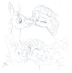  applejack_(mlp) clothing color_me constricted_pupils earth_pony equid equine exclamation_point eyelashes eyes_closed female feral feral_on_feral forced forced_kiss friendship_is_magic graphite_(artwork) greyscale hair hasbro hat headgear headwear hesitant hi_res horn horse hybrid interspecies jeffmartinez kiss_on_lips kissing male male/female mammal monochrome mule my_little_pony now_kiss pencil_(artwork) pony puckered_lips pupils pushing rarity_(mlp) signature simple_background sketch small_pupils surprise surprise_kiss traditional_media_(artwork) unicorn white_background 