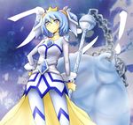  blizzard_princess blue_hair duel_monster monster yu-gi-oh! 