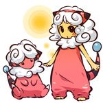  flaaffy hitec moemon personification pokemon sheep 