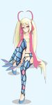  antennae bad_id bad_pixiv_id blonde_hair blush emukon gen_3_pokemon milotic personification pokemon solo twintails 