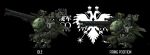  aa-02_sinner_(girls&#039;_frontline) black_background cannon emblem english_commentary english_text full_body girls&#039;_frontline gun kcco_(girls&#039;_frontline) lowkek_ops mecha multiple_views no_humans pixel_art robot science_fiction weapon 