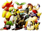  gardevoir hcsb honchkrow hoppip luxray magmortar mareep minami_(pokemon) nintendo oddish pichu pokemon 