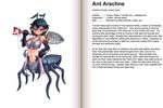  ant-arachne character_profile hard_translated kenkou_cross monster_girl monster_girl_encyclopedia solo translated 